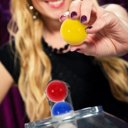 NUOBESTY 50 StüCk Lotteriekugeln Aus Kunststoff 4Cm Bunte Hohlkugeln Zum BefüLlen FüR Tombola Partyspiele Bingo Verlosung ZeichnenbäLle