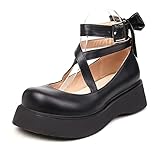 [Gelegenheiten] Passt zu allen Gelegenheiten, nicht durch das Alter begrenzt, geeignetes schönes Geschenk für Ihre Freunde, Liebhaber, Paare, Ältesten, Lolita-Schuhe, perfekt für Maskerade, Dienstmädchen stilvoll, Comic-Ausstellung, Cosplay, Spaziergang, Einkaufen, Arbeit, Party, Schule, Reisen , Fest, Weihnachten