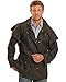 Outback Trading Company Unisex 5008 Bush Ranger Waterproof Breathable Long Sleeve Oilskin Cotton Western Duster Jacket, Brown, Large