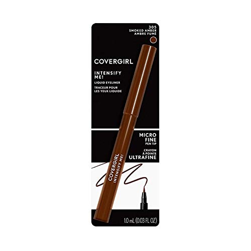 Cg Intme Liq Lnr 305 Smk Size .034o Cover Girl Intensify Me Liquid Eyeliner 305 Smoked Amber 0.034oz - Pack of 2