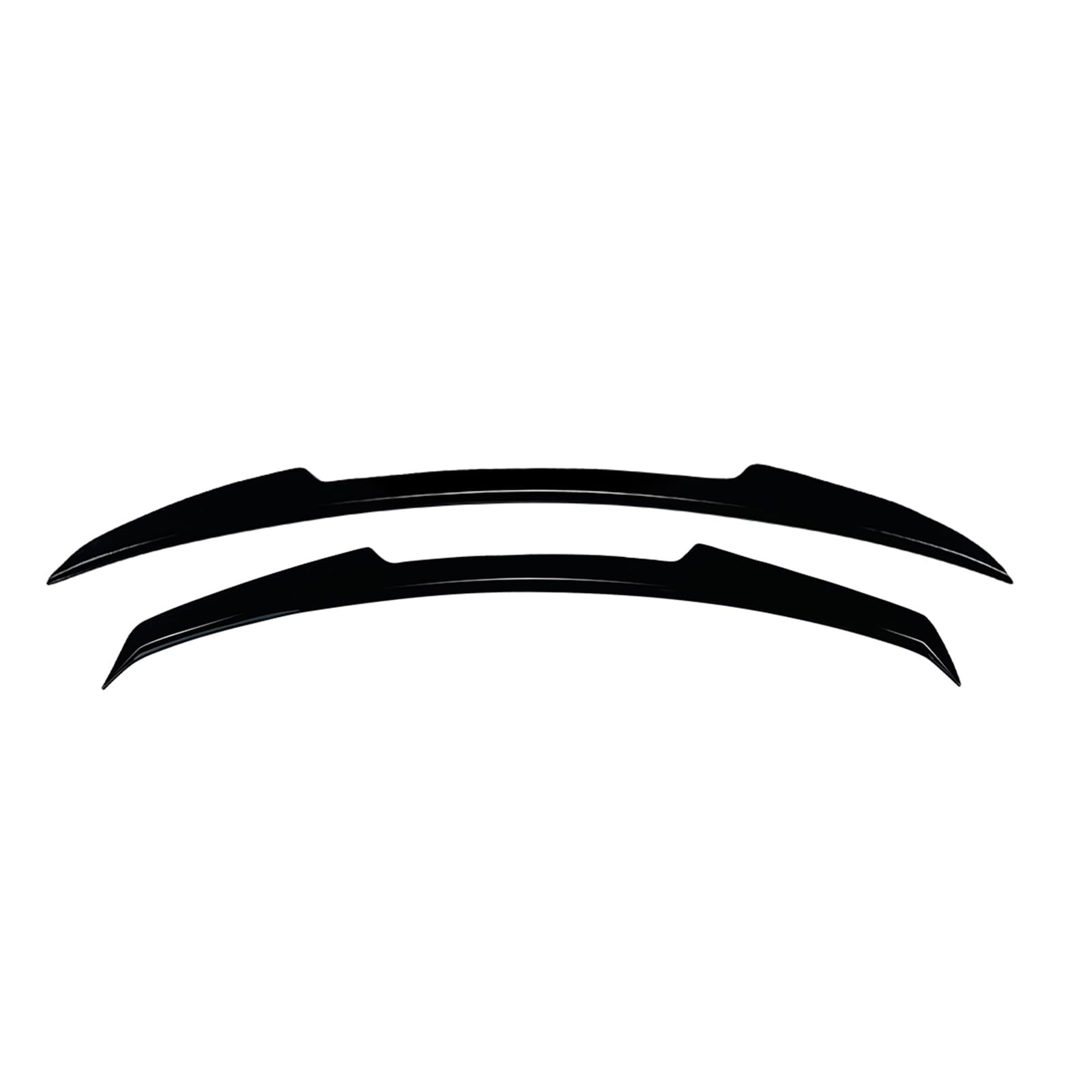 Alerón trasero de coche + alerón de techo trasero para Audi Q8 SQ8 2019+ color negro brillante, aspecto de fibra de carbono