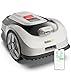RoboUP Raccoon 2 SE Robot Tondeuse-600m², Robot Tondeuse Intelligent sans RTK, Prêt à l'emploi, Tonte Parallèle de Carte Complète, 5Ah Recharge Rapide & 150mins Autonomie Longue, Tonte Efficace