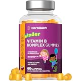 Multivitamin Gummibärchen für Kinder | Vitamin B Komplex mit B3, B5, B2, B6, B12, Zink, Folsäure, Jod & Biotin | ...