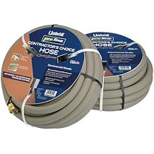 Underhill Proline Gold Series Commercial Garden Water Hose 100 ft, Lightweight, Heavy-Duty, Flexible, Kink Free, Industrial, 500 psi, H75-100PR0-G 3/4" x 100, Gold