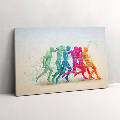 Image sur toile Des gens colorés, décoration murale pour un salon vivant