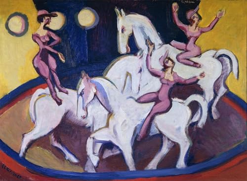 Art Moderne Impression Kirchner pour Réveiller un Mur Blanc Terne avec Style 60x90cm
