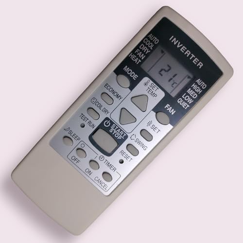 Image of Sanavya AC Remote Control - Compatible Replacement for Split & Window Air Conditioners - Replicates Genuine Remote Functions (O General Ac Remote 113C)