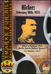 DVD Hitler: February 10, 1933 Book