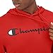 Champion, Midweight, Soft and Comfortable T-Shirt Hoodie for Men, Scarlet Script, Small