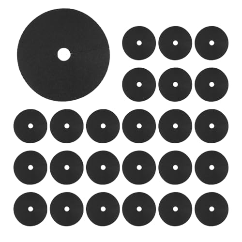 Sarini Lot de 25 Colliers pour Plantes de Chou de 15 cm de diamètre Anneau de paillis Rond pour Dissuader Les Mouches des Racines, Les nématodes, Les limaces