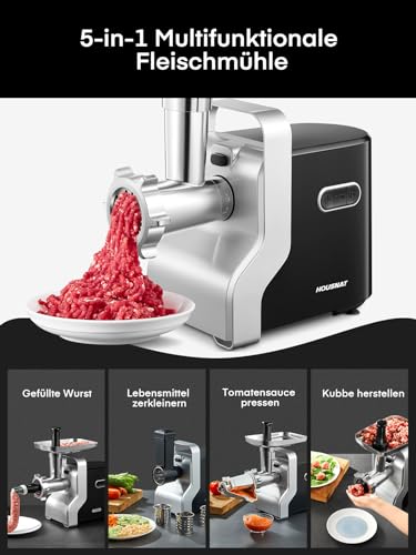 Elektrischer Fleischwolf 5 in 1