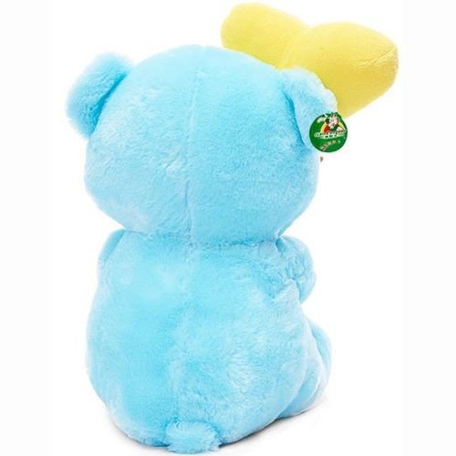 Image of Tickles Cute I Love You Balloon Teddy Stuffed Soft Plush Animal Toy Love Girl, Birthday Gifts, Valentine's Day (Color: Blue Size:35 cm)