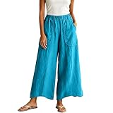 Pbawab Womens Wide Leg Palazzo Pants Dressy Casual...
