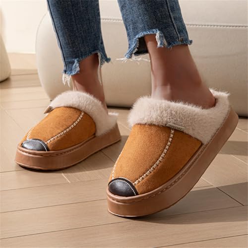 Epsion Fuzzy Slippers for Women Memory Foam Warm Winter Cozy House Slippers Indoor Outdoor2