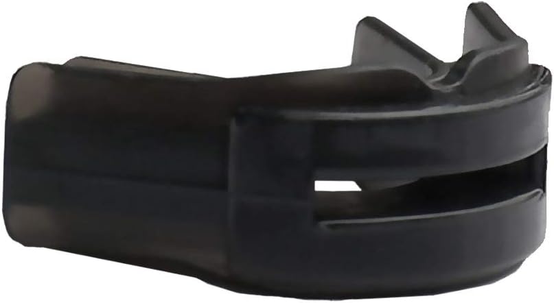MWShop Jaw Joint Protector Double Guard Strapless Mouthguard, Center Breath Space, Use to Covers and Protects All Teeth- Adult - Black