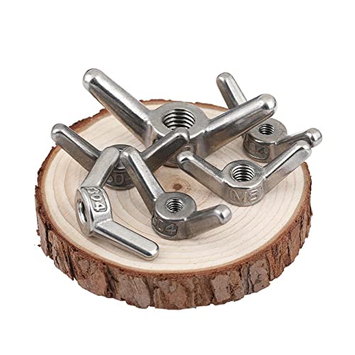 dadi ad alette, elementi di fissaggio, dadi a mano in acciaio inossidabile 304, dadi a griffe, dadi ad alette a farfalla, dadi ad alette M6, M8 -m20, dadi ad alette M24(M18(10pcs))