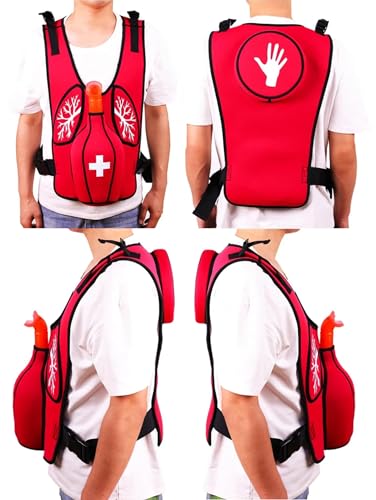 Simulateur anti-étouffement formation premiers secours adulte rouge