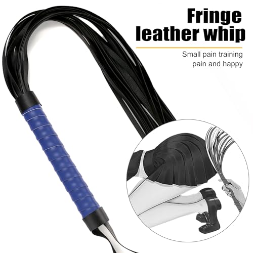 Image of BDSM Adult Toys for Men Women and Couples. 12pcs Sex Restraints Bondage Set Adult Sex Toys kit with Adjustable Handcuffs Collar Ankle Cuff Blindfold Feather Tickler(Blue)