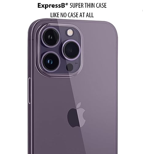 Image of ExpressB Back Cover for iPhone 15 Pro | Minimal Protect | Ultra Thin Anti Scratch Matte Finish Case for iPhone 15 Pro (Clear)