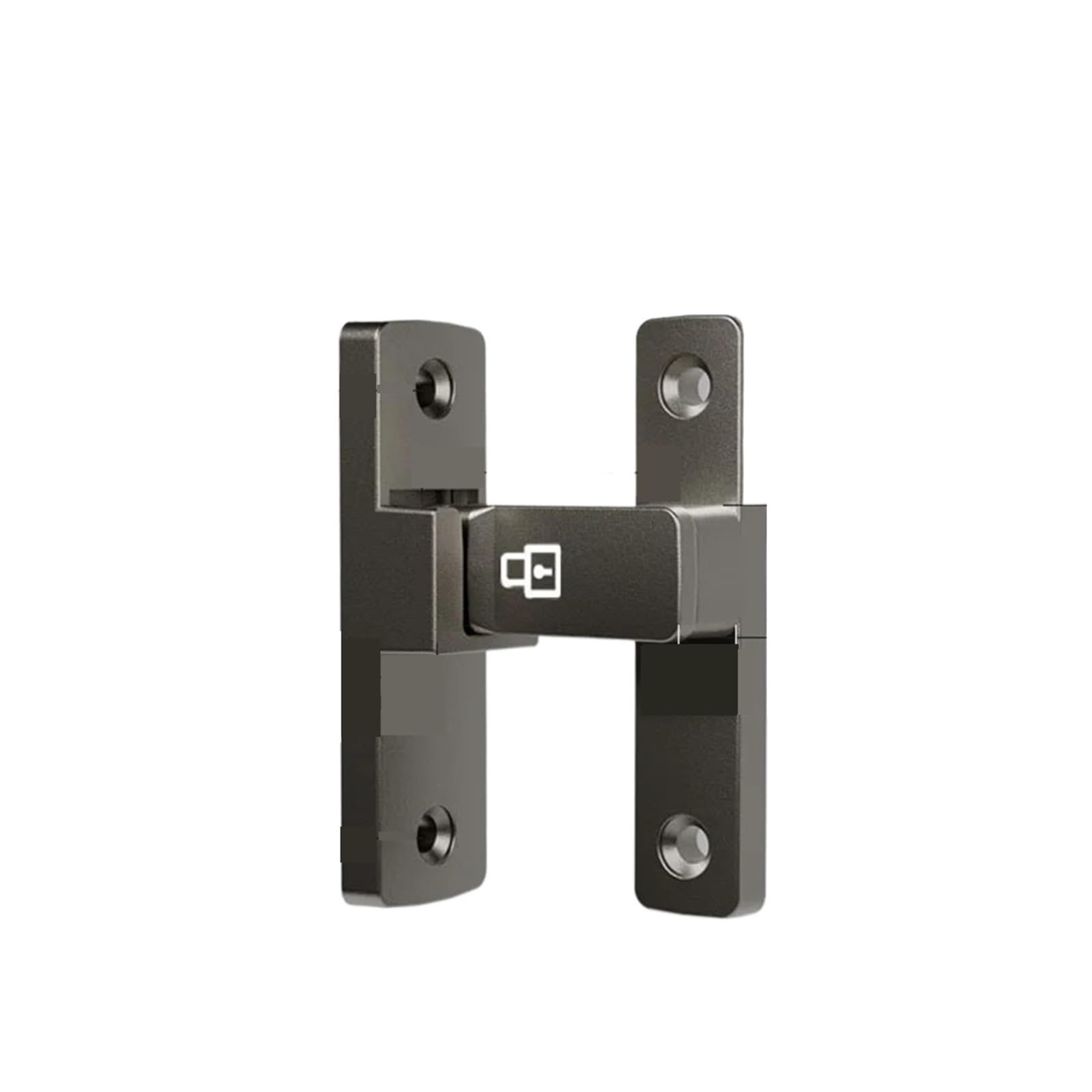 Serrure à crochet en acier inoxydable pour porte de grange coulissante x2
