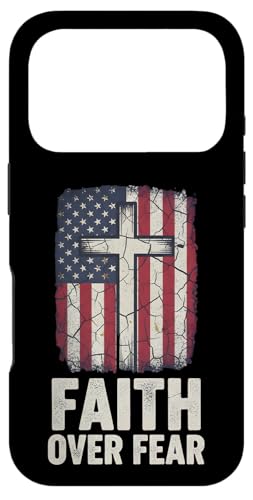 Faith Over Fear �L���X�g���̃A�����J�����N���X�B �X�}�z�P�[�X iPhone 17 Pro �p