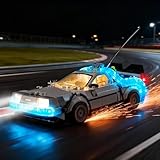 Kyglaring Juego de luces LED compatible con Lego Speed Champions Máquina del Tiempo de Regreso al Futuro 77256 Bloques de construcción, Juego kit de iluminación para de modelos Lego 77256 (No Modelo)