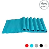 tischset baumwolle gelb Set mit 6 rechteckigen Tischsets von Nicola Spring