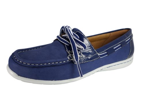 Clarks Women's Blue Patent Artisan Cliffrose Sail 8.5 C US