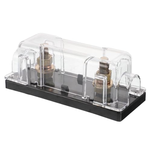 Gatuida Bloque de Fusibles para Coche y Rv Distribuidor de Energía Resistente y Fácil de Instalar Soporte para Fusibles Alta Resistencia para Modificaciones Eléctricas Autocaravanas y