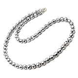 [GOLD STONE] テラヘルツ鉱石 ネックレス 6mm スターカット パワーストーン 天然石 マグネット タイプ 長さ 約40cm