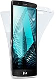 moex Double Case für LG G4 Hülle Silikon Transparent, 360 Grad Full Body Rundum-Schutz, Komplett Schutzhülle beidseitig, Handyhülle vorne und hinten - Klar