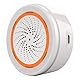 Haozee Smart Smart Siren Alarm, Tuya Zigbee Hub erforderlich, unterstützt Home Assistant Zigbee2mqtt, App-Steuerung, Stroboskop-Alarmsirene 90 dB Sounder