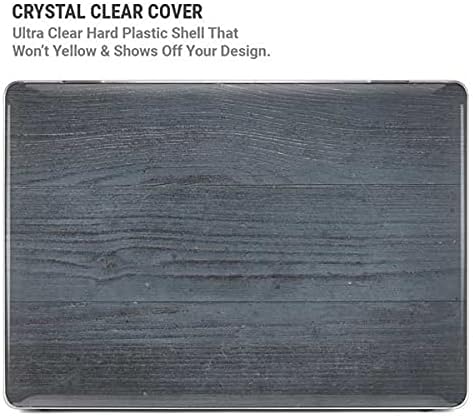 Skinit Case + Skin Compatible with MacBook Air 13in (2020) Originally Designed Charcoal Wood Design