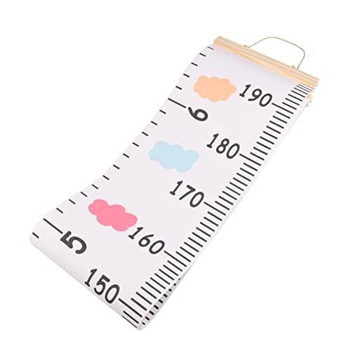 SUPVOX Child's Growth Chart Wooden Ruler Height Measurement Wall Decal Kids Wall Decor