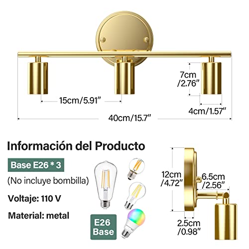 Lámparas de tocador modernas Marca HORKEY (3)
