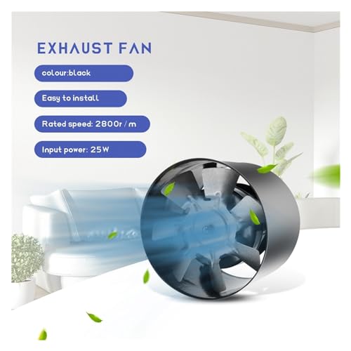 Mini extracteur d'air pour tuyau ventilation et aération mural