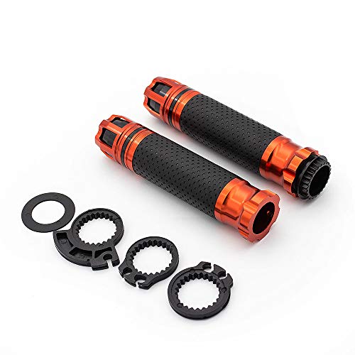 Poignées guidon 22mm aluminium pour s'évader en VTT et moto sportive