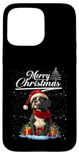 Merry Christmas Cane Corso Santa Hat Dog Lovers Xmas �X�}�z�P�[�X iPhone 15 Pro Max �p