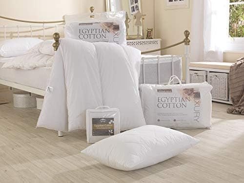 Lancashire Textiles 13.5 Tog Luxury Thick Warm Winter Ready Duvet Pure Cotton Casing With Premium Hollowfibre Filling Made in Britain King (220 X 230 Cm)