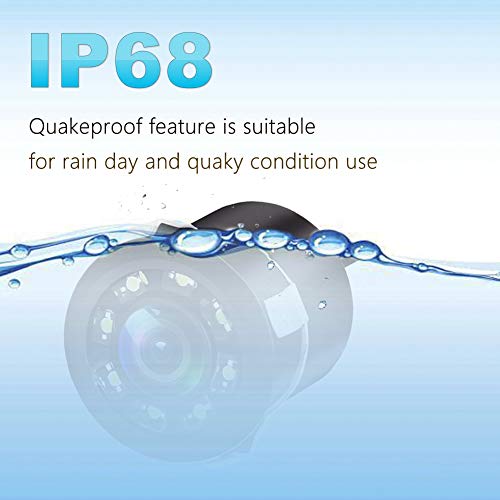 Backup Camera, Jpp Embedded Rear View Camera, Waterproof Camera Led Night Vision Reverse Camera For Truck, Car, Travel Trailer #TOP1