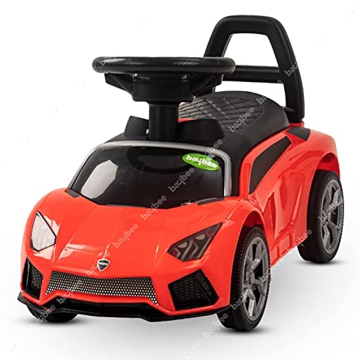 Baybee Cooper Push Ride on Car for Kids, Ride on Push Cars with Music