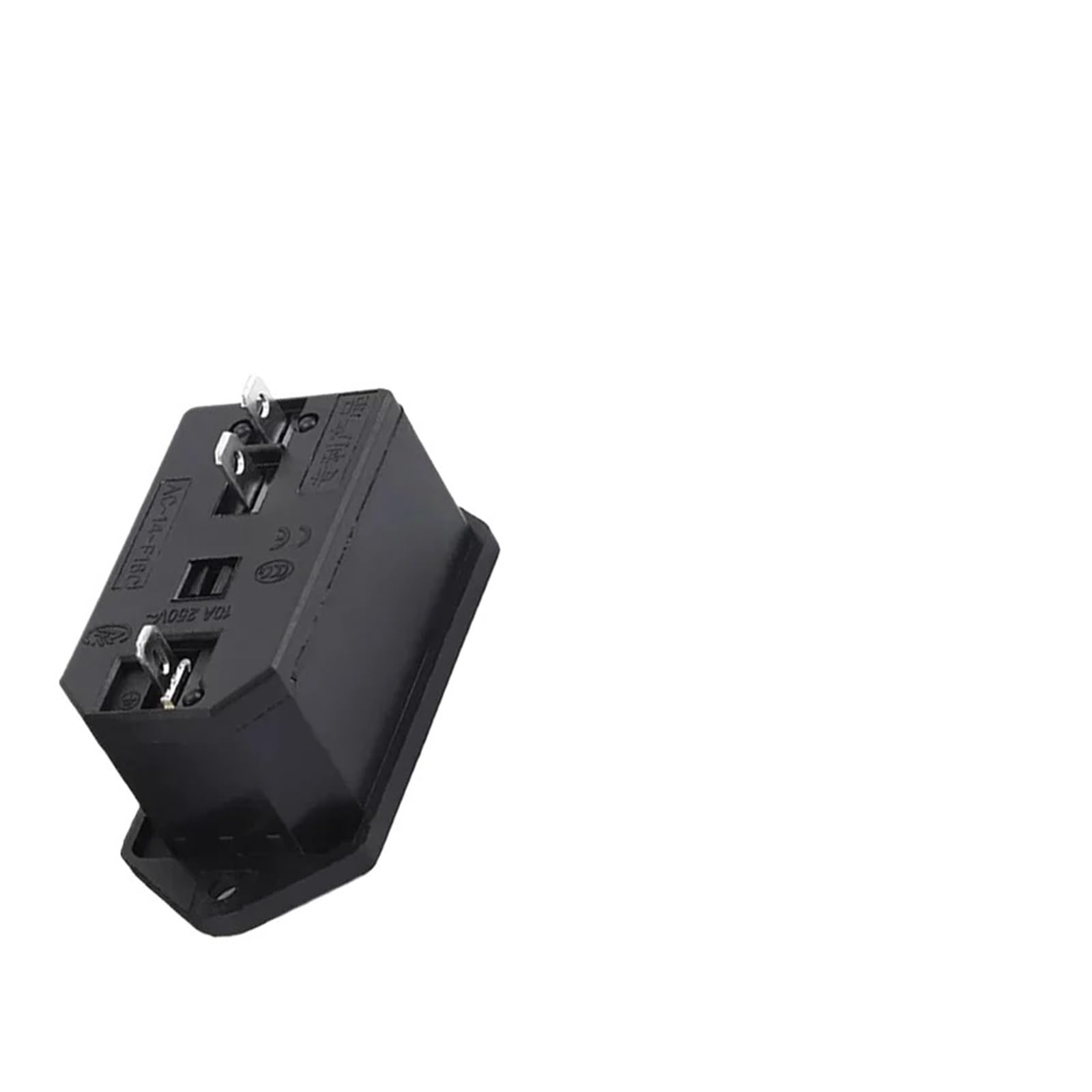 Toma De Corriente CA En Forma Barco Con Interruptor ON-OFF - Conector Basculante 3 Pines Lámpara Roja Y Fusible 10 A (5/20 Piezas)