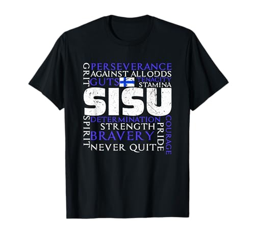Finland Sisu Finnish Scandinavia Nordic Heritage Spirit T-Shirt