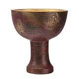 Cabilock Holy Grail Chalice Goblet Resin Decorative Goblet Jones Cup Crafts, 6-Inch Wine Cup Religious Ornament for Kitchen Weddings Home Decor Blessings