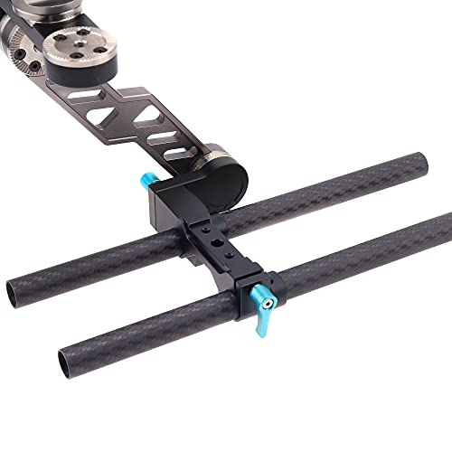 Image of 6 Icnh 15mm Carbon Fiber Rod for 15mm Rail Rod Support System Matte Box Follow Focus - Pack of 2