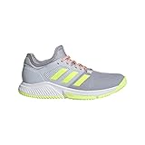 Obermaterial aus Netzstoff adidas Damen Court Team Bounce W Leichtathletik-Schuh, Mehrfarbig (Plahal Amalre Azuhal), 39 1/3 EU