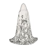Élégant et fonctionnel : le design de la cape à capuche ajoute non seulement à l'esthétique générale, mais fournit également chaleur et protection pendant les saisons froides. La longueur extra longue et la grande capuche en font un accessoire pour divers costumes, tels que les magiciens, les vampires ou les personnages médiévaux.