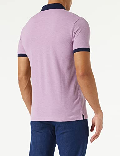 Hackett London Marl Woven Trim Polo Uomo