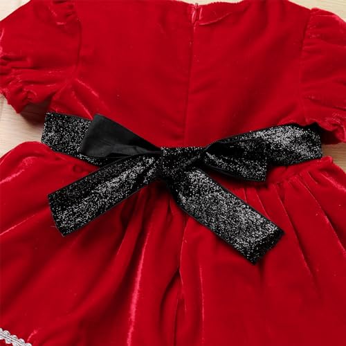 Vestido de princesa de Navidad para bebé con falda de tul elegante 5