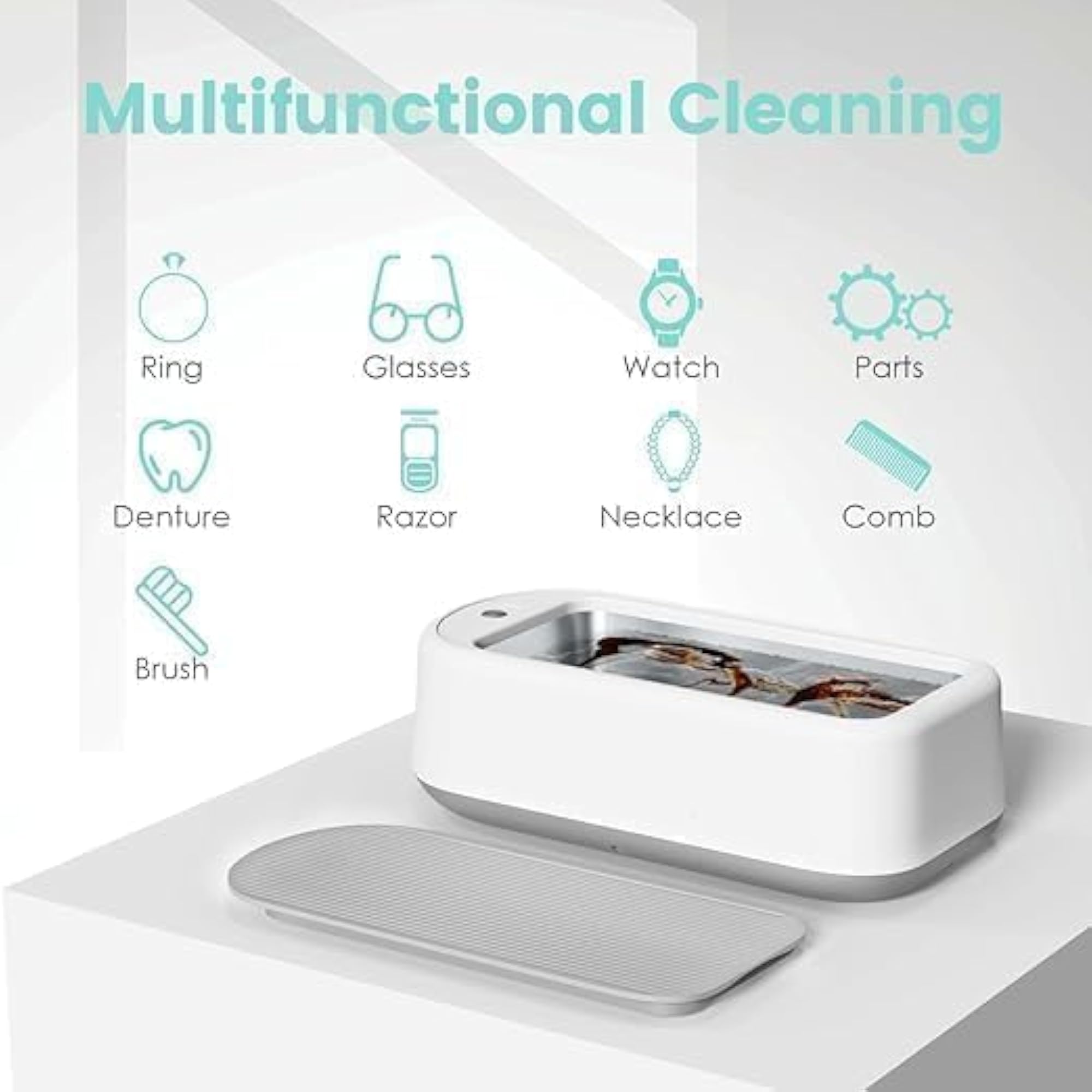 Ultra Sonic Jewellery Cleaner, Portable USB Cleaning Machine